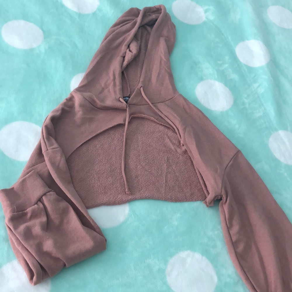 Hoodie crop top